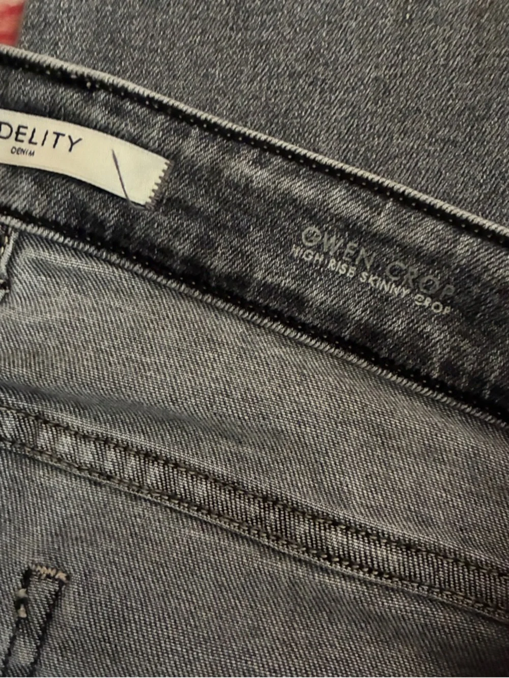 πFidelity Women's Gray High-Rise Slim π Jeans ππΊπ - Picture 8 of 8